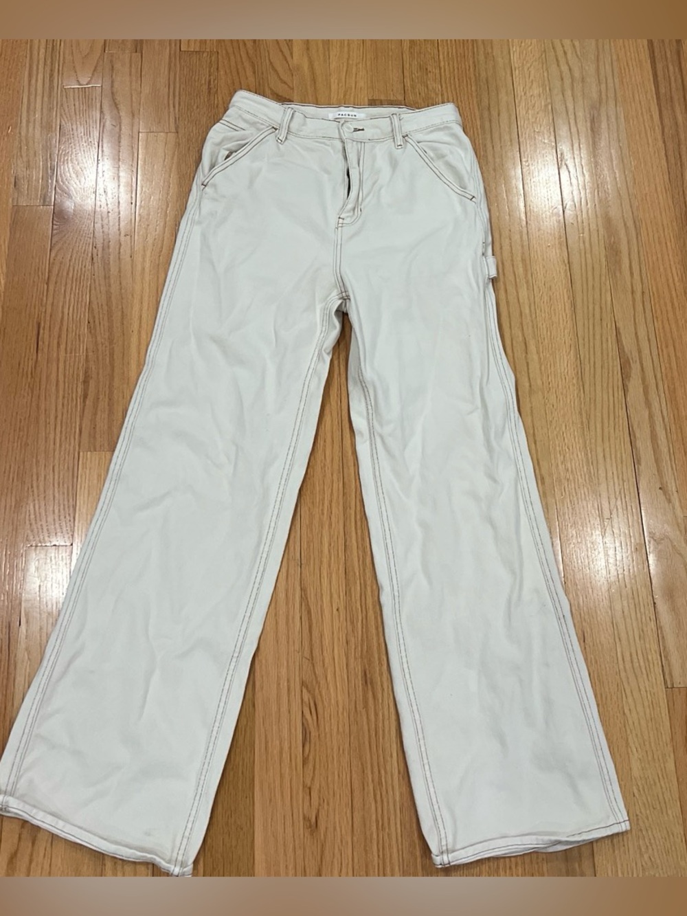 Pacsun ultra high rise flare carpenter pants